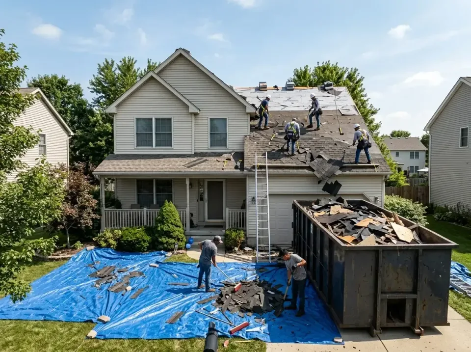 roof-replacement-debris-remova-004 — frequently asked questions, Cheapest Dumpster Rentals in St. Charles, IL